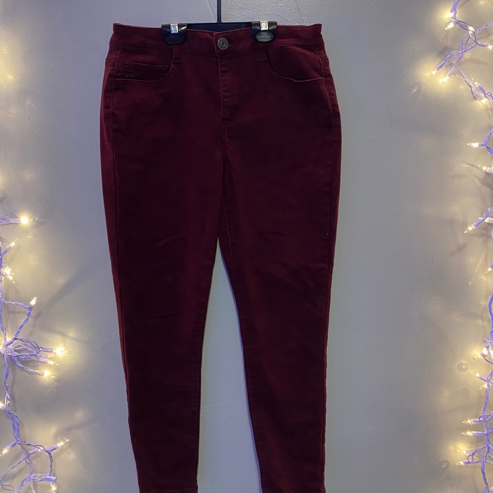 Maroon Jeggings